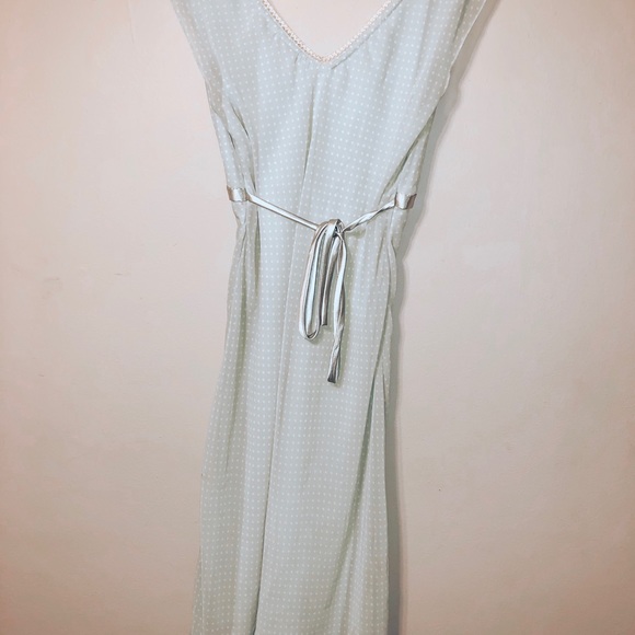 Kohls Mint Polka Dot sheath Summer Dress, Medium - Picture 5 of 5